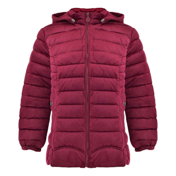 Puffer Jacket for Women Long Sleeve Zipper with Hood