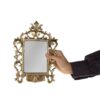 Persian Brass Mirror Frame & Candlesticks Set – Nafis Design