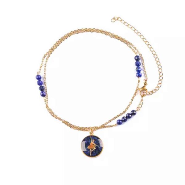 Chain Ankle Bracelet Model Ballet Dancer