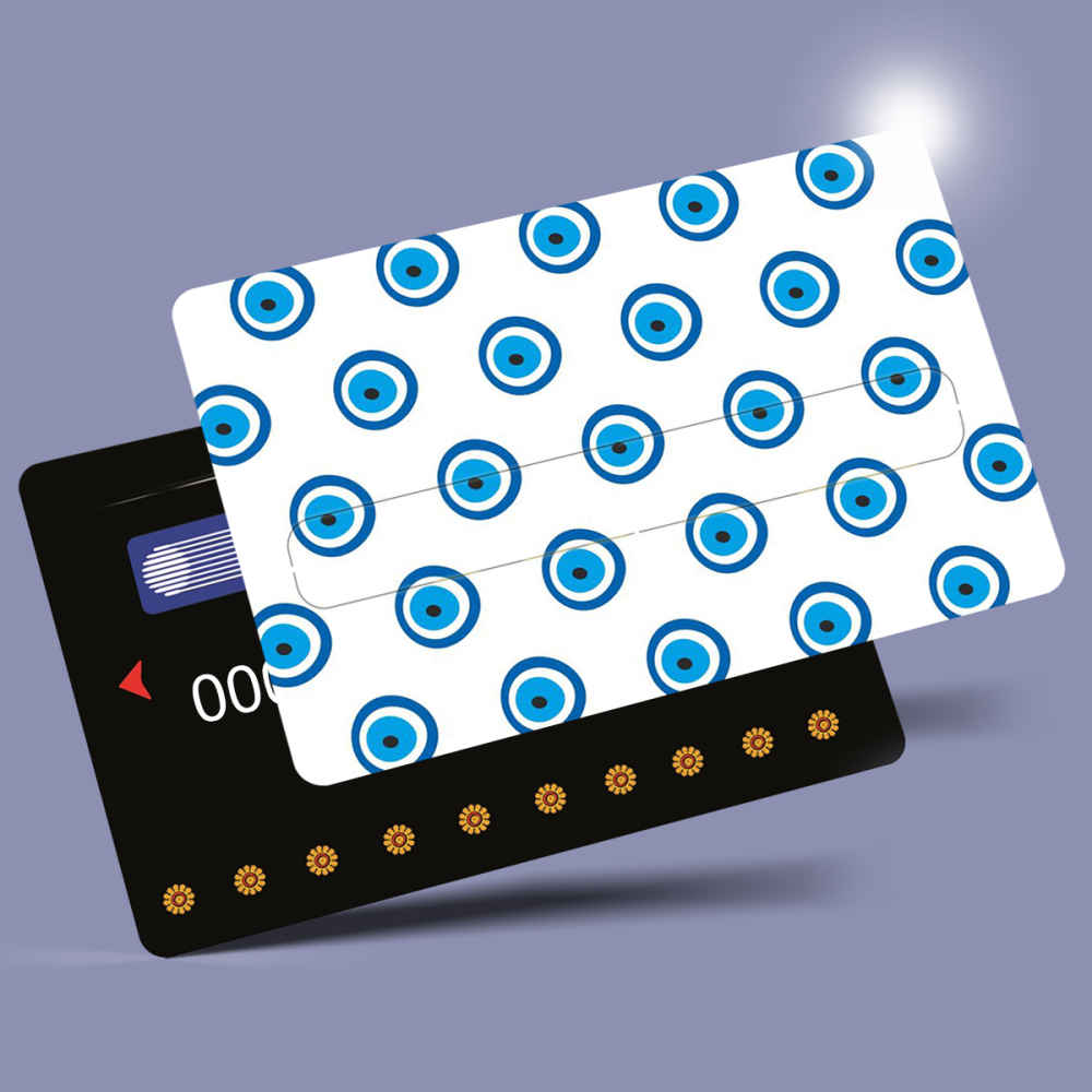 Islamic Credit Card Sticker – Eye of Fatima Design