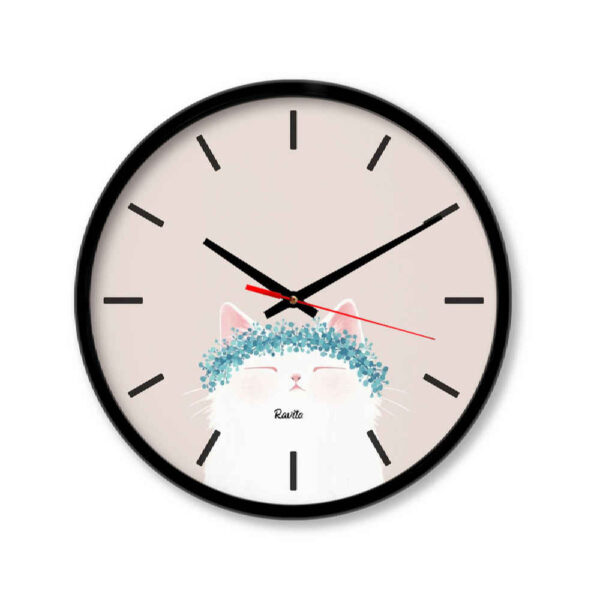 Fantasy Modern Print Desk Clock Model Cute Cat