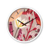 Fantasy Modern Print Desk Clock Model Flower