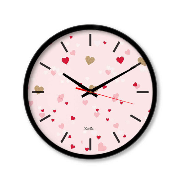 Fantasy Modern Print Desk Clock Model Heart
