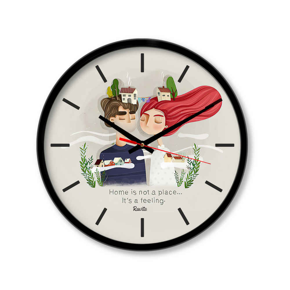 Fantasy Modern Print Desk Clock Model Home