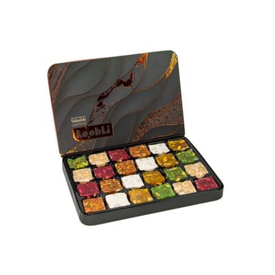Lokum Turkish Delight with Saffron & Persian Nuts – 600g