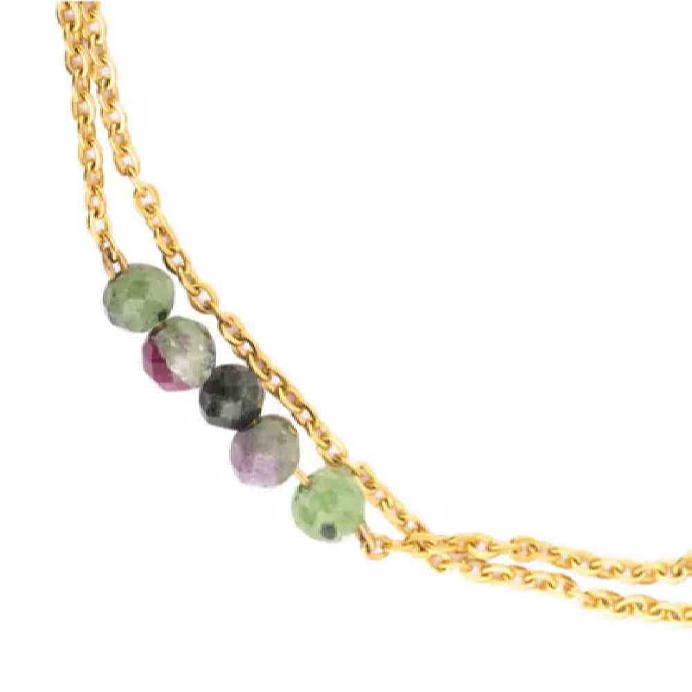 Golden Chain Ankle Bracelet Model Papital