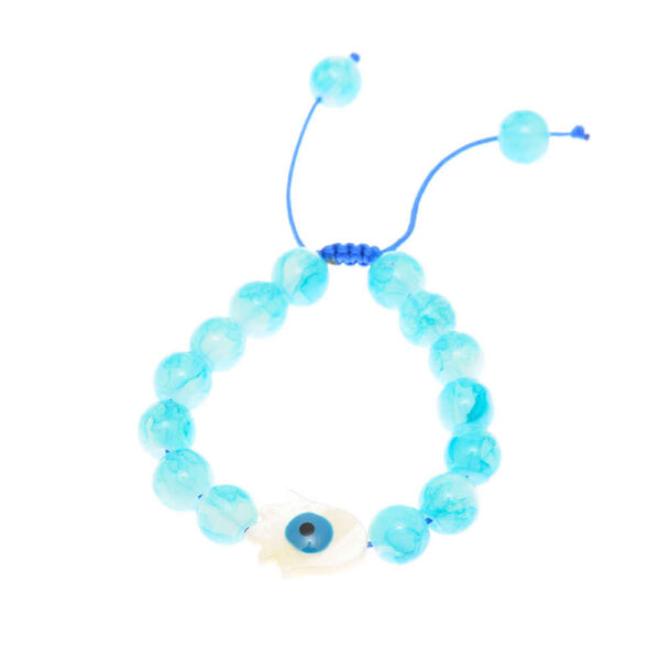 Beaded Bracelet for Women HBeaded Bracelet for Women – Hamsa Blue Designamsa Blue