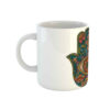 Islamic Ceramic Coffee Mug - Hamsa & Evil Eye Pattern