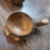 Rustic Wooden Cup - Handcrafted Camping Cup Model Dimond