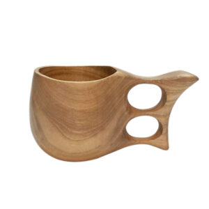Rustic Wooden Cup – Handcrafted Camping Cup Model Classic