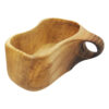 Rustic Wooden Cup - Handcrafted Camping Cup Model Shabnam