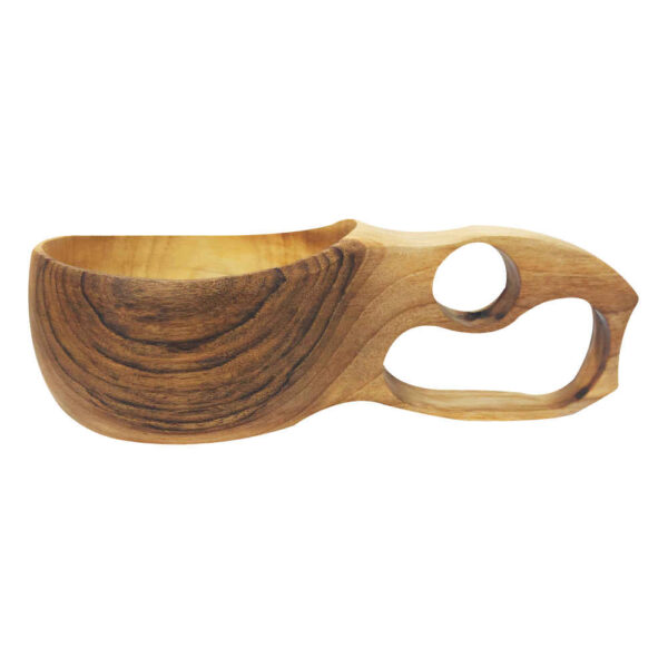 Rustic Wooden Cup - Handcrafted Camping Cup Model Toomaj