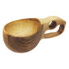 Rustic Wooden Cup - Handcrafted Camping Cup Model Toomaj