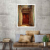 Persian PVC Print with Frame - Tehran City Wall Art
