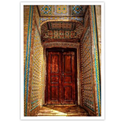 Persian PVC Print with Frame – Tehran City Wall Art