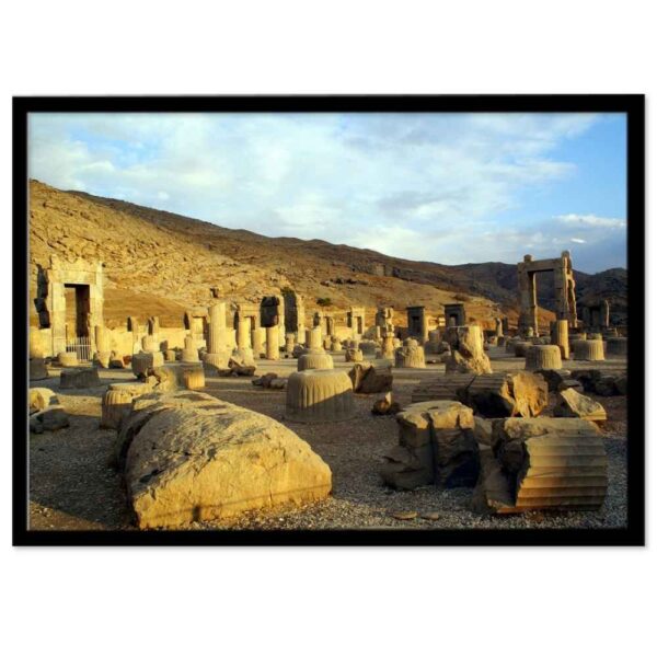 Persian PVC Print with Frame - Persepolis Wall Art