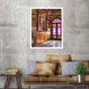 Persian PVC Print with Frame - Golestan Palace Wall Art