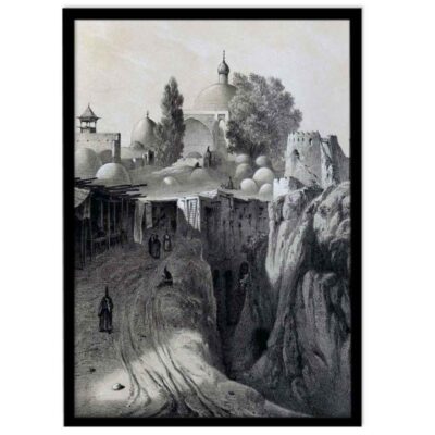Persian PVC Print with Frame – Monumental Wall Art