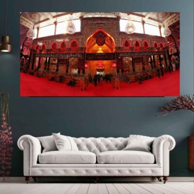 Islamic Holy Shrine of Imam Hossain Tapestry Wall Hanging
