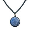 Islamic Beaded Necklace with Round Niayesh Pendant