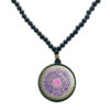 Islamic Beaded Necklace with Round Azim Pendant