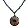 Islamic Beaded Necklace with Round Sooreh Pendant