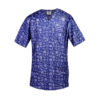 Men's Blue Medical Scrub Top & Cap Set – Stylish & Functional