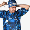 Men's Blue Nursing Uniform – Top & Cap Set