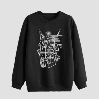 Men’s Crew Neck Sweatshirt Model Nima