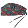 Men's Gray Surgical Scrub Top & Cap Set – Sleek & Practical