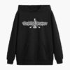 Men's Persian Style Black Hoodie Model Cyrus