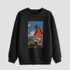 Men's Persian Style Sweatshirt Black Model Farhad