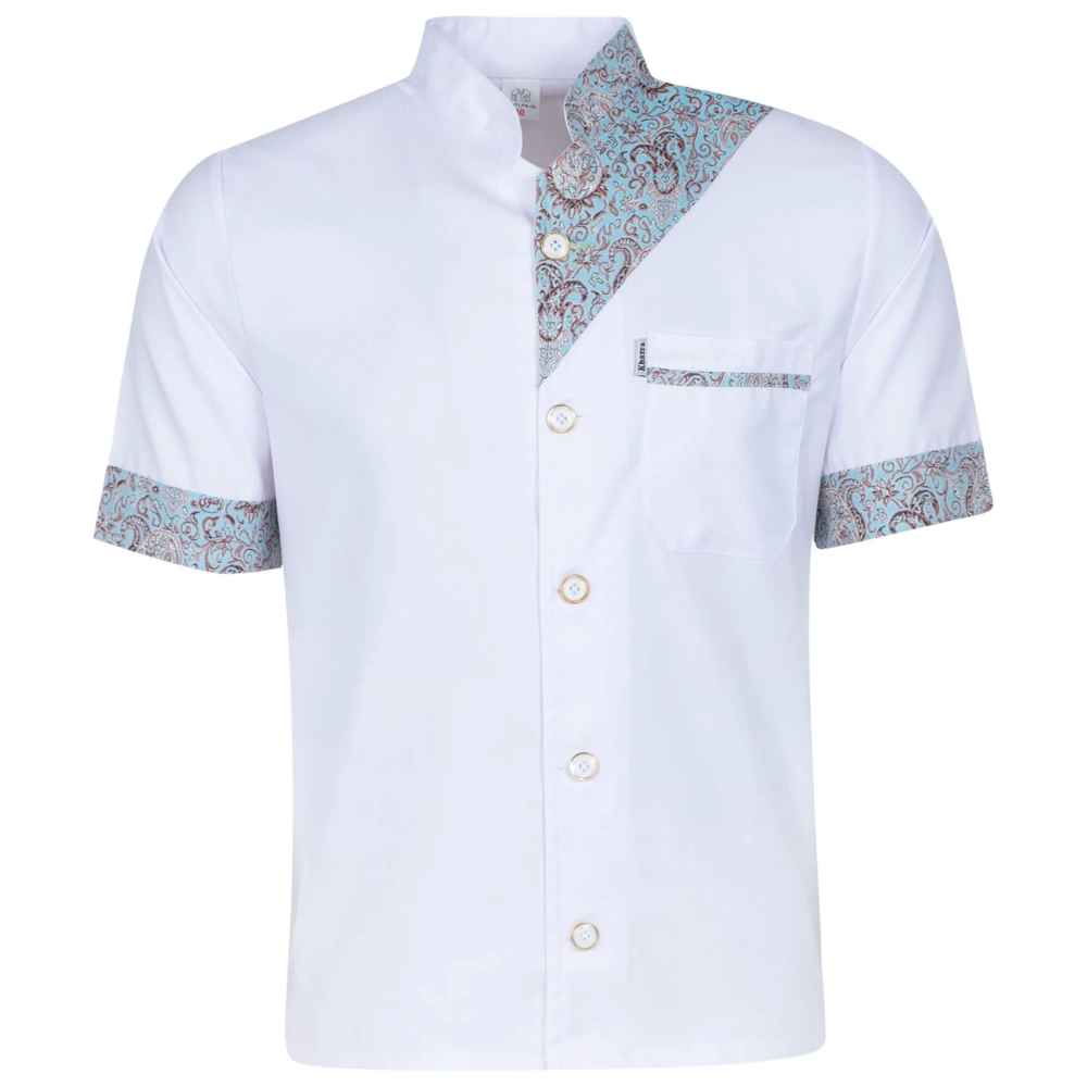 Men’s Short Sleeve Chef’s Jacket – Modern & Comfortable