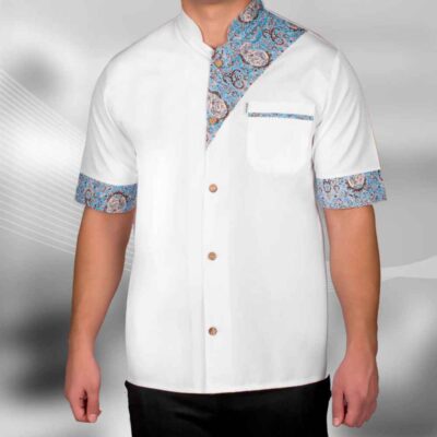 Men’s Short Sleeve Chef’s Jacket – Modern & Comfortable
