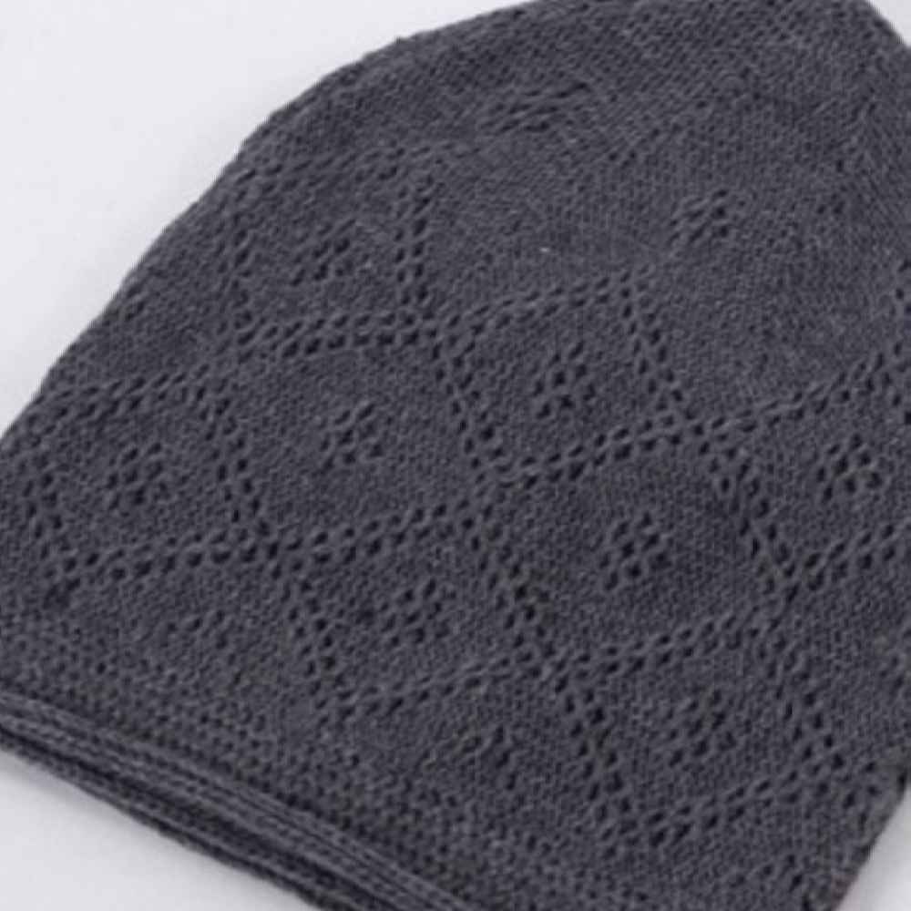 Gray Turkish Kufi Taqiyah – Traditional Muslim Headwear Hat