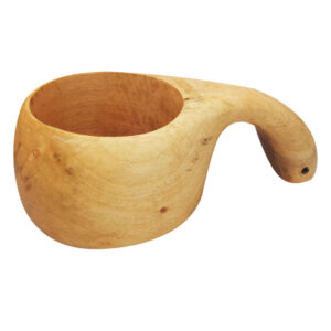 Rustic Wooden Cup – Handcrafted Camping Cup Model Diba
