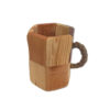 Rustic Wooden Cup - Handcrafted Camping Cup Model Safa