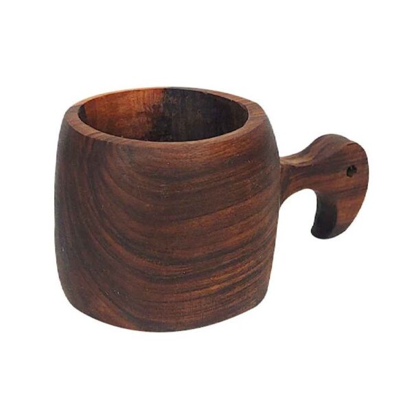 Rustic Wooden Cup - Handcrafted Camping Cup Model Dream