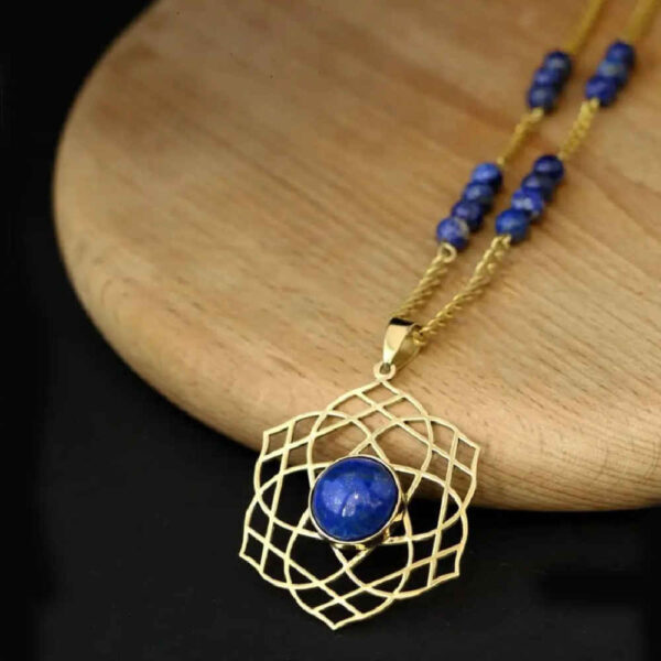 Persian&nbsp;Brass Necklace Artistic Model Kahkeshan