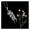 Persian Silver Necklace with Minimalist Calligraphy Hich