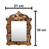 Engraved Persian Copper Mirror Frame & Candlesticks Set – Sheida Design