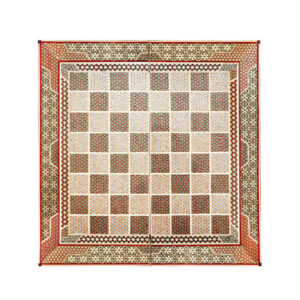 Persian Khatamkari Chess Board Model Shahkar