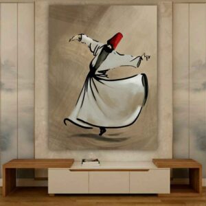 Persian Whirling Dervish Wall Tapestry