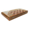 Persian Inlaid Wooden Marquetry Chess Board Model Saltanat