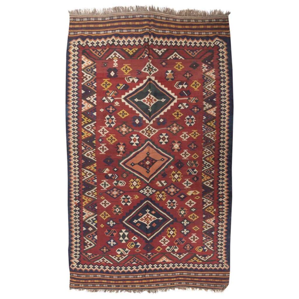 Handwoven Persian Kilim Rug Model Tetis ShopiPersia