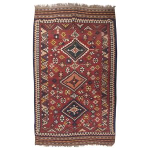 Qashqai Traditional Handwoven Persian Kilim Rug