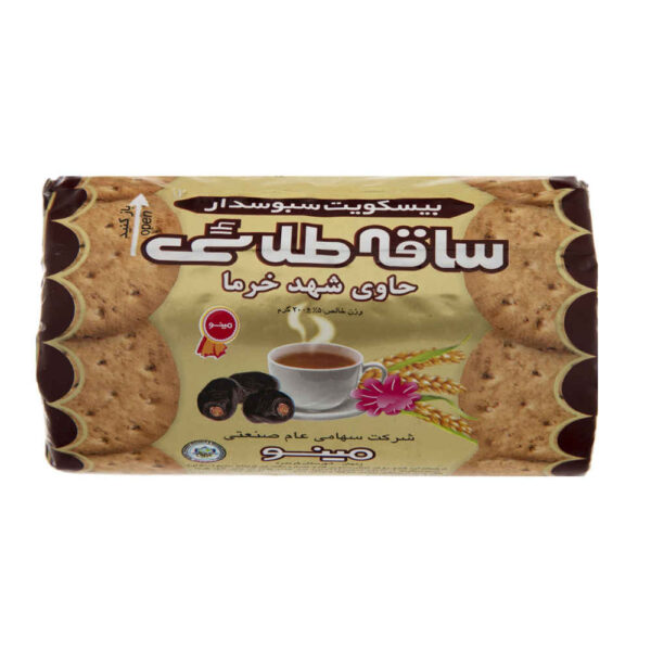 Minoo Saghe Talai Iranian Digestive with Honey Dew Date, 200 gr (x4)