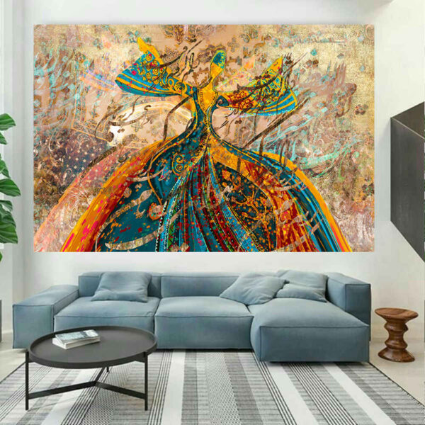 Sama Dance Tapestry Wall Hanging