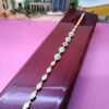 Silver Bracelet with Turquoise Gemstone for Women Mana