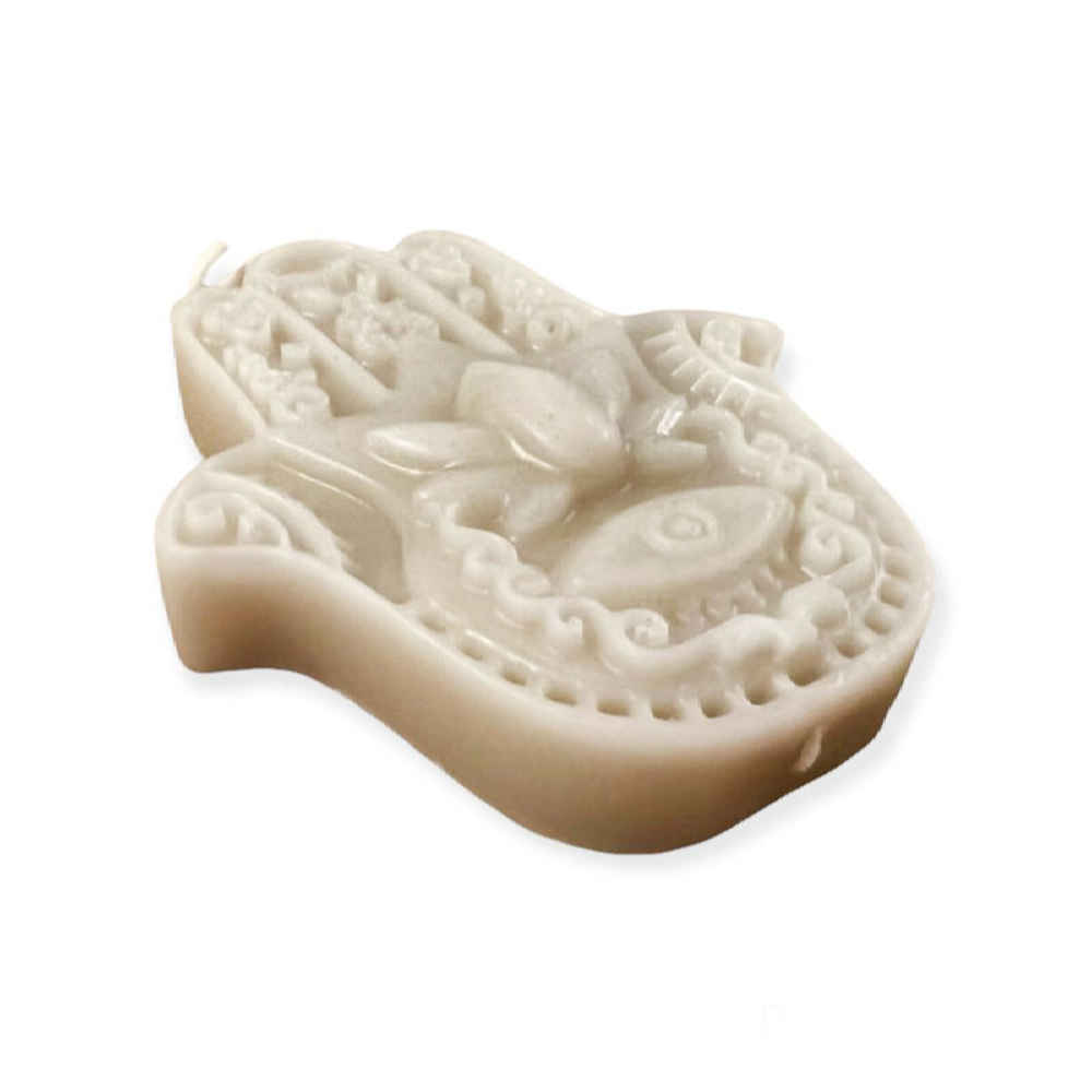 Islamic Small Fatima Hand Candle – Hamsa Design